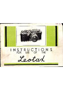 Leotax Leotax manual. Camera Instructions.